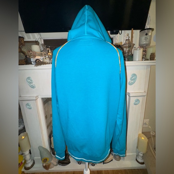 Cookies brand blue/yellow hoodie. Worn once!!  Great gift! EUC. Size L 🍪 - Picture 6 of 12